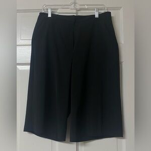 New York & Company Black Dressy Bermuda Shorts